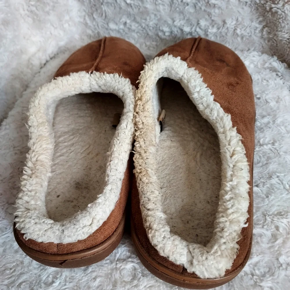 Sherpa lined Indoor Outdoor House shoes slippers XL Grandpacore Cabincore Winter